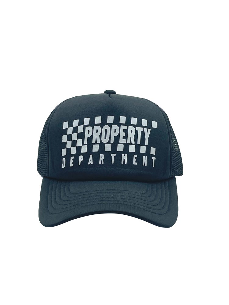 Checkered Prop Dept Foam Trucker Hat - Black