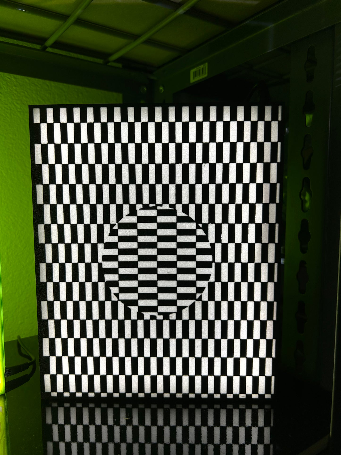 3D Printed Checkered Lightbox Lamp