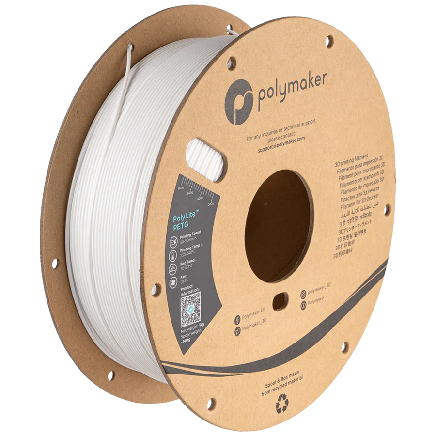 Polymaker PolyLite™ PETG – 1.75mm, 1kg Spool