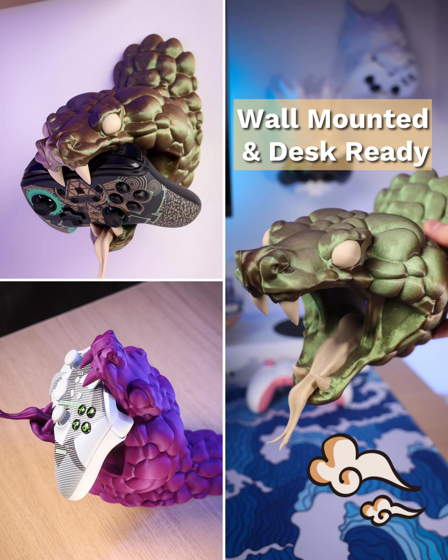 3D Printed Serpent Controller Stand