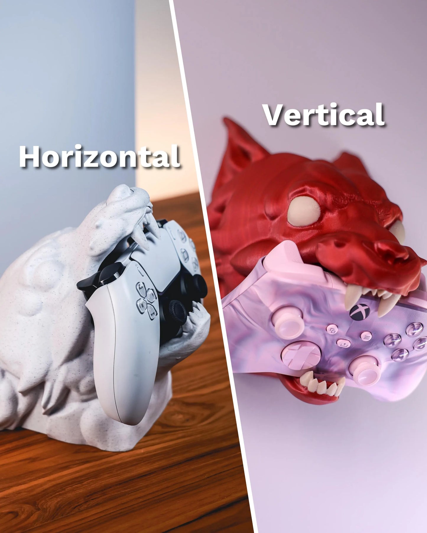 3D Printed Alpha Wolf Controller Stand