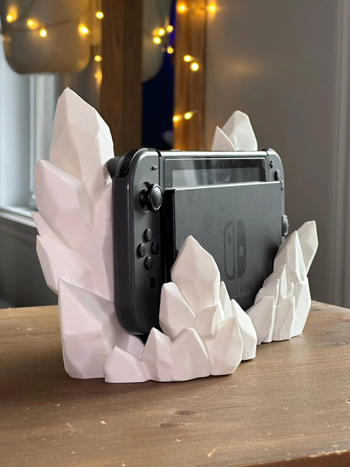 3D Printed Crystal Nexus Stand for Nintendo Switch
