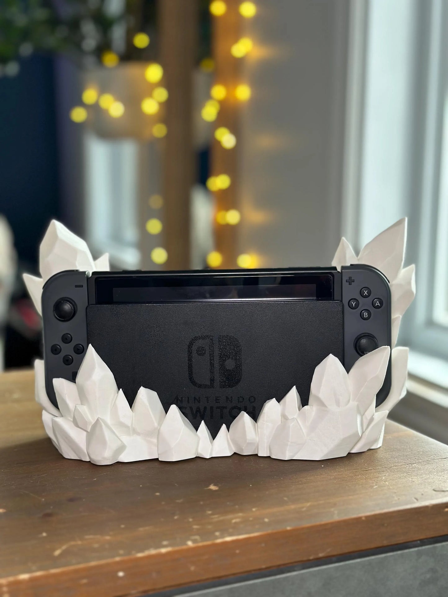 3D Printed Crystal Nexus Stand for Nintendo Switch
