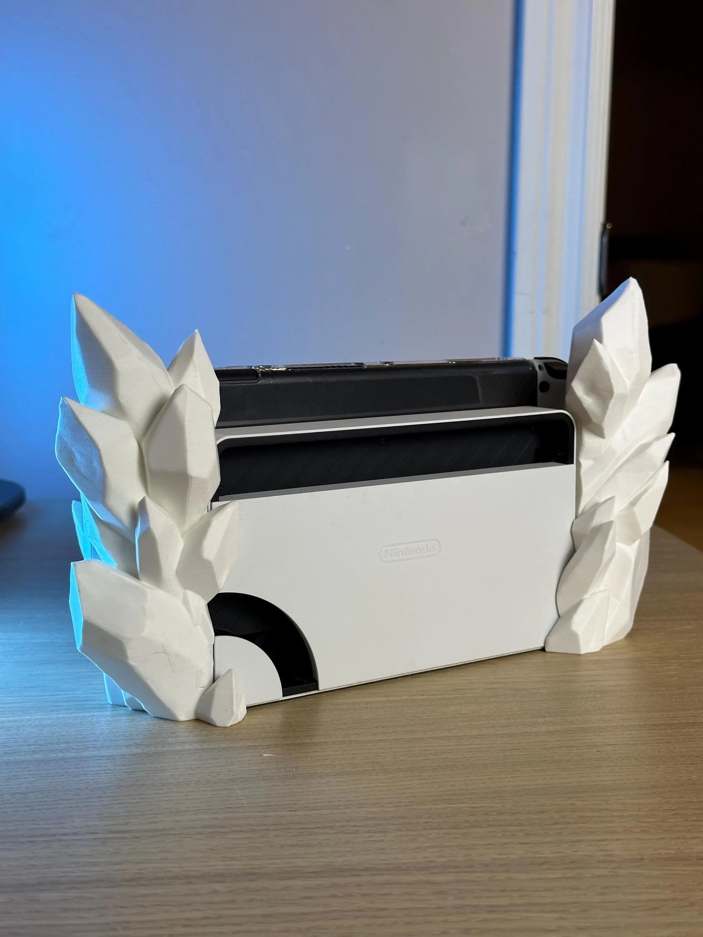 3D Printed Crystal Nexus Stand for Nintendo Switch