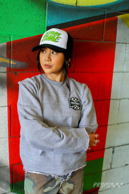 1/1 Property Dept Jersey Crew Neck - Heather Grey - Men's Medium