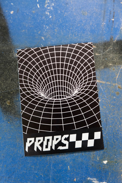 Props Black & White Void Sticker