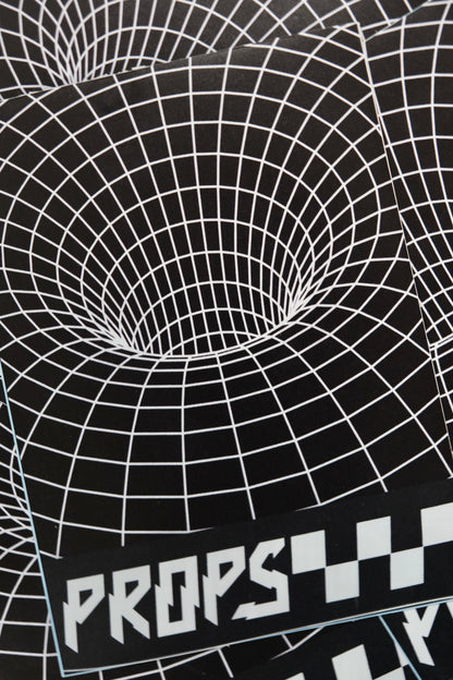 Props Black & White Void Sticker