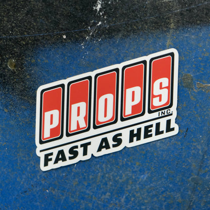 Fast As Hell Sticker