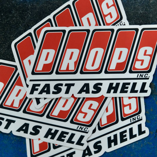 Fast As Hell Sticker