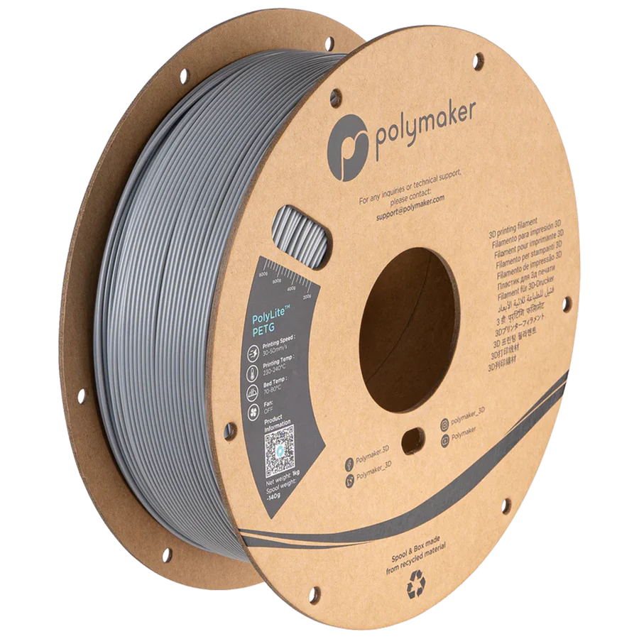 Polymaker PolyLite™ PETG – 1.75mm, 1kg Spool