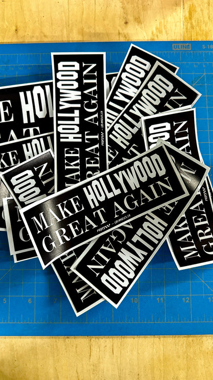 Make Hollywood Great Again Bumper Sticker