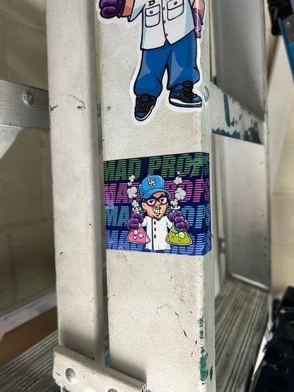 Mad Props Step & Repeat Sticker