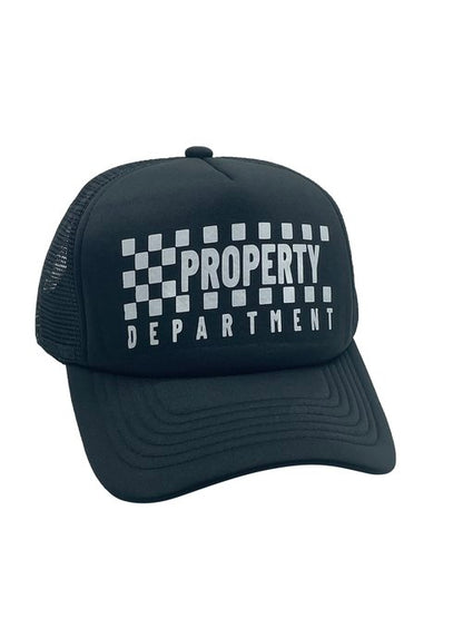 Checkered Prop Dept Foam Trucker Hat - Black