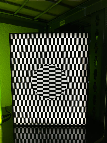 3D Printed Checkered Lightbox Lamp