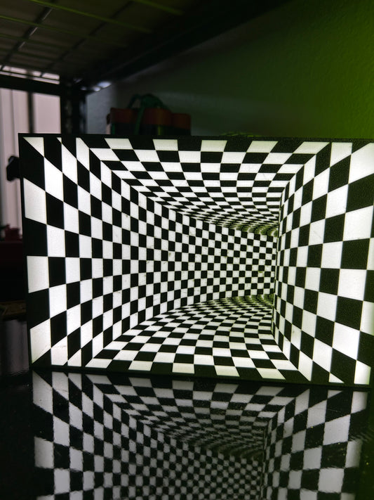 3D Printed Optical Illusion Lightbox Lamp