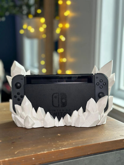 3D Printed Crystal Nexus Stand for Nintendo Switch