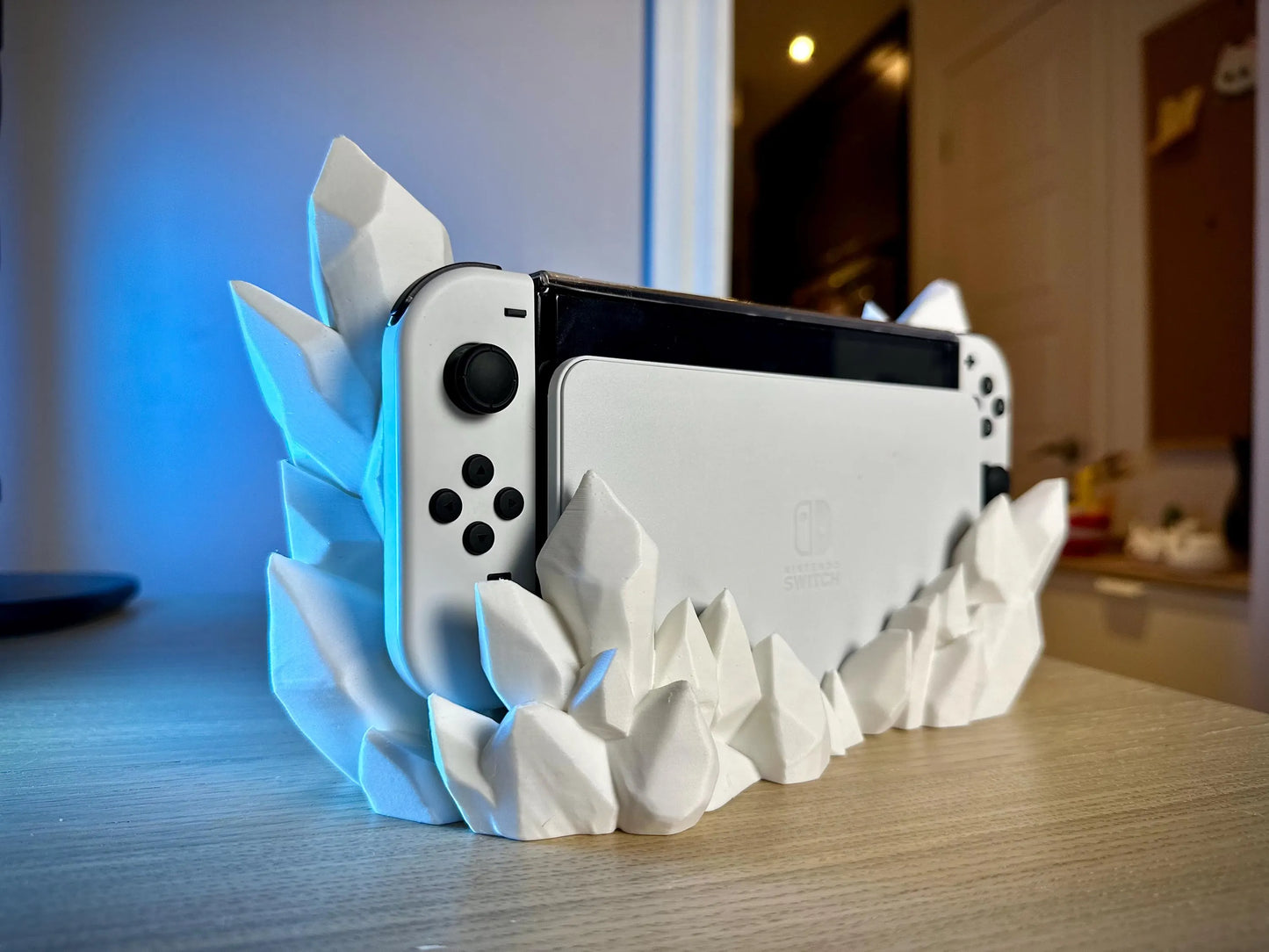 3D Printed Crystal Nexus Stand for Nintendo Switch