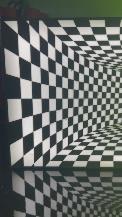 3D Printed Optical Illusion Lightbox Lamp