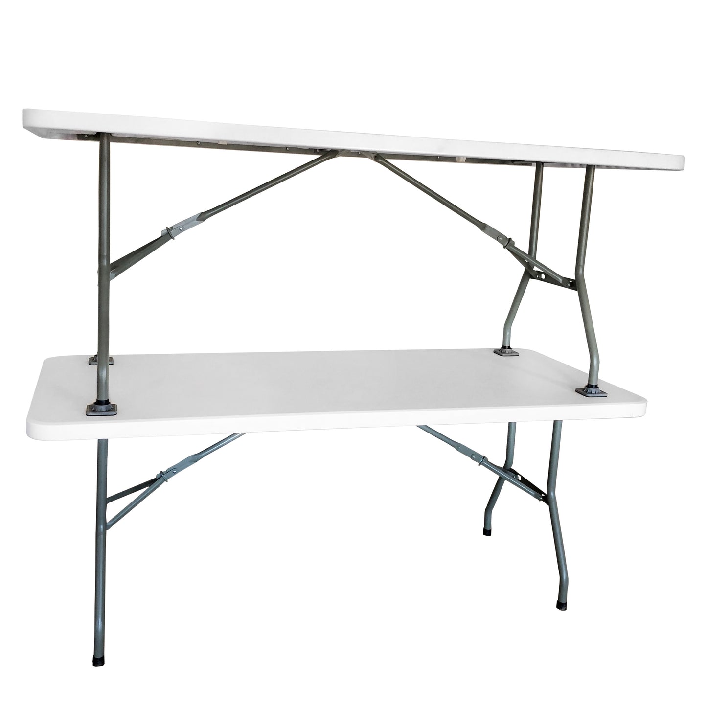 Table Stackers – 4 Pc Set | Instant Shelving Solution, Anti-Slip, Made in USA